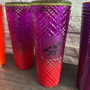 She x This Starbucks tumblers